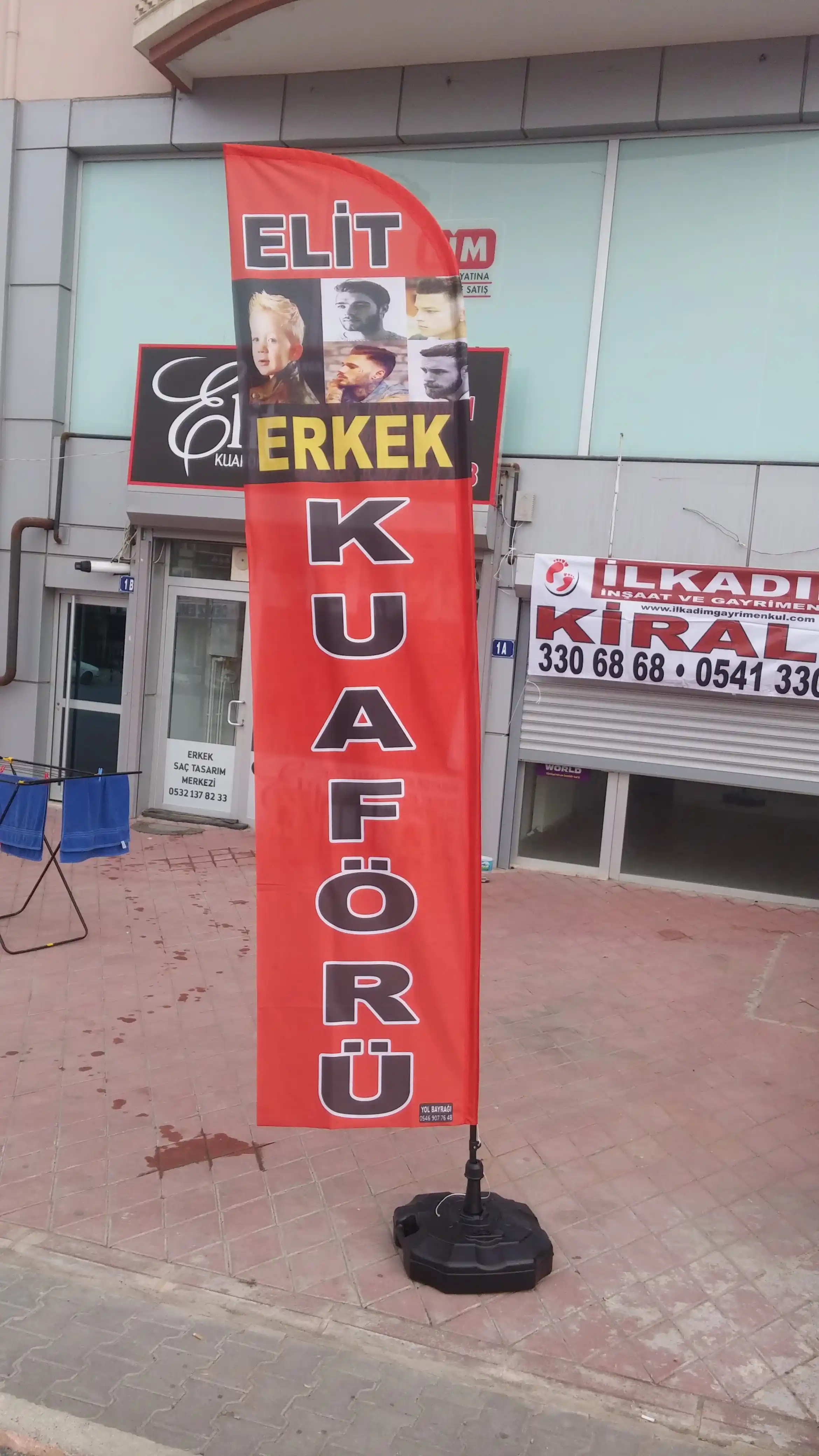 Erkek Kuaförü Olta Bayrağı-5